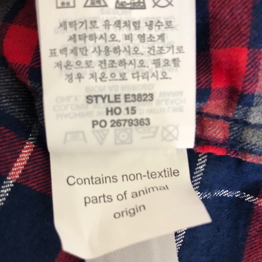 J Crew Sparkle Red Plaid Flannel Pajama Shirt top - Picture 7 of 7